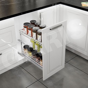 Kệ gia vị chai lọ đa năng GARIS Inox 304 GK02E